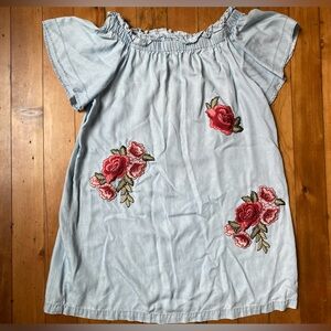 A.N.A New Approach Floral Embroidered Shift Dress